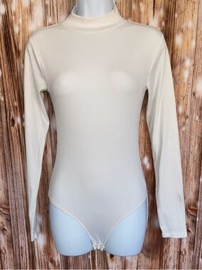 Wallflower White Long Sleeve Bodysuit